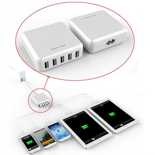 chargeur smartphone multiple publiciataire ch37 pour 5 samrtphones