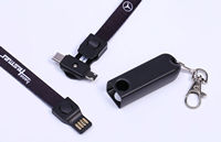 connecteur cable de connexion USB  lanyard triple